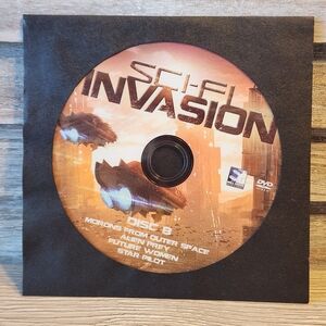 Sci Fi Invasion Science Fiction DVD Disc 8 4 Movies